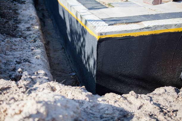 Professional Waterproofing technician working in Forkland, AL